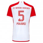 Günstige Fußballtrikots Bayern München Benjamin Pavard 5 Kinder Heimtrikot 2023-24 Kurzarm
